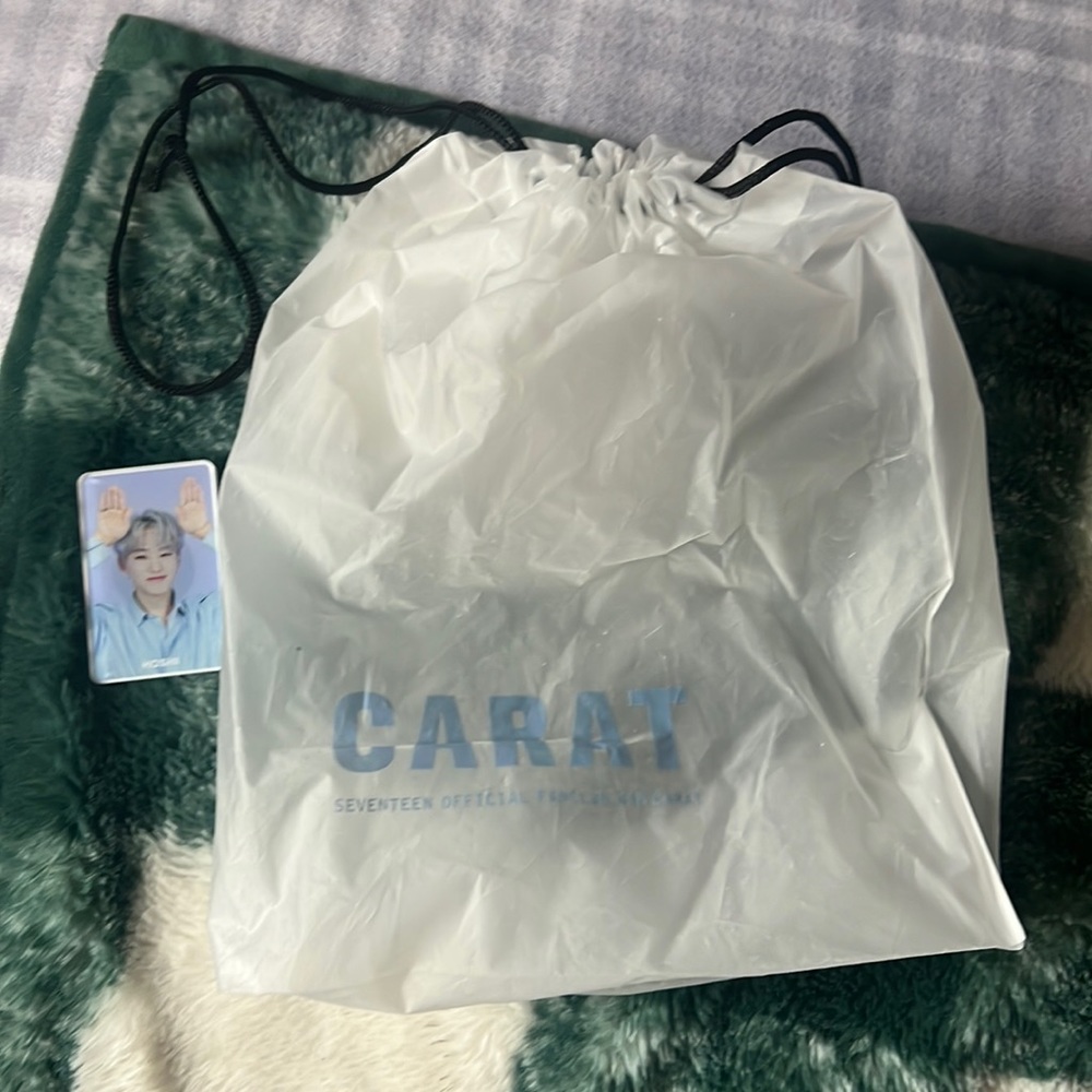 Seventeen Kpop hoshi tokyo dome magnet and fan club dust bag carat rare
